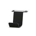 Taschenhaken zur Montage unter der Tischplatte, H/B/T: 44/59/68mm, RAL 9005 tiefschwarz Nr. HOOK.40