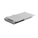 Tassen/Handyhalter Mo-Cup, mit integriertem Handyhalter, H/B/T: 24/150/296mm, RAL 9006 weißaluminium Nr. MOCUP.08