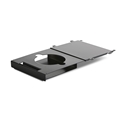 Tassen/Handyhalter Mo-Cup, mit integriertem Handyhalter, H/B/T: 24/150/296mm, RAL 9005 tiefschwarz Nr. MOCUP.40