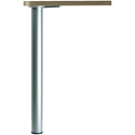 Tischbeinset 60x710-740mm Edelstahloptik, vernickelt-matt satiniert (4 Stück im Set) Nr. 1503145