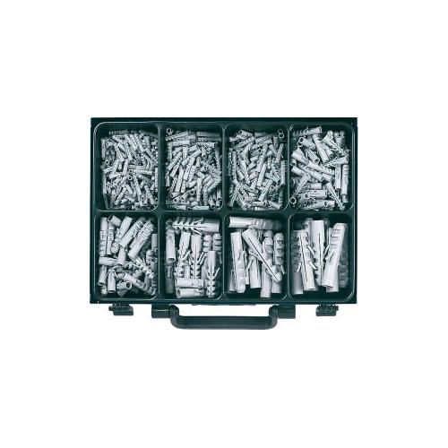 E-Norm Sortimentskasten Dübel 500-teilig (S5 S6 S8 S10 S12 S14 & S16)