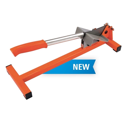 Original LÖWE HEBELSCHNEIDER mit 90° Anschlägen für Verdrahtungskanäle bis 130mm Breite sowie für flache harte Kunststoffleisten Nr. 52.130