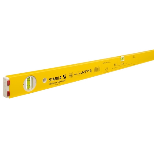 STABILA Installateur-Wasserwaage Type 80 M Installation 100cm Alu-Profil Seltenerd-Magnete Markierungshilfen metrische Skala 1