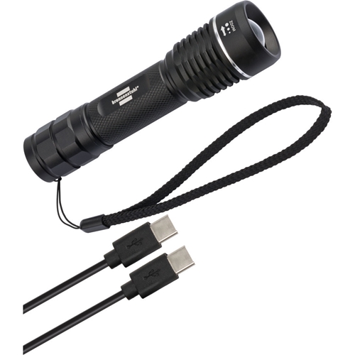 Brennenstuhl LuxPremium Akku-Fokus-LED-Taschenlampe TL 601 AF IP67 / Aufladbare Taschenleuchte mit CREE-LED (600lm 190m fokussierbar max.