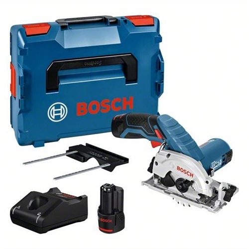 Bosch Akku-Kreissäge GKS 12V-26 mit 2 x 3.0Ah Li-Ion Akku L-BOXX Nr. 06016A1005