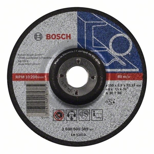Bosch Schruppscheibe gekröpft EXPERT for Metal A 30 T BF 150mm 22 23mm 6mm Nr. 2608600389