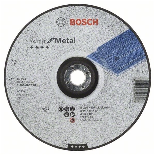 Bosch Schruppscheibe gekröpft EXPERT for Metal A 30 T BF 230mm 22 23mm 6mm Nr. 2608600228