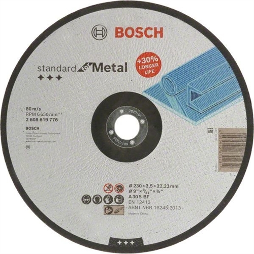 Bosch Standard for Metal Trennscheibe gekröpft 230mm 1er-Pack Nr. 2608619776