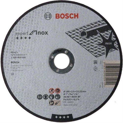 Bosch Trennscheibe gerade EXPERT for Inox AS 46 T INOX BF 180mm 2mm 1er-Pack Nr. 2608600095