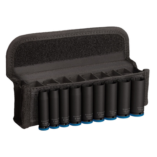 Bosch PRO Impact Socket Set 1/4 Zoll tief 9‐tlg. Nr. 2608003035