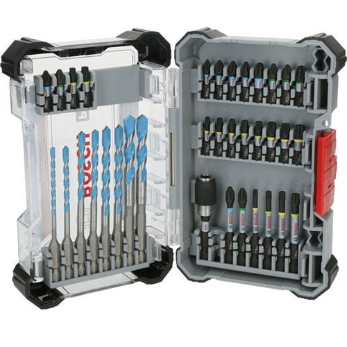 Bosch PRO Impact Schrauberbits und Multi Construction Bohrer Mixed Set 35-tlg. Nr. 2608522518