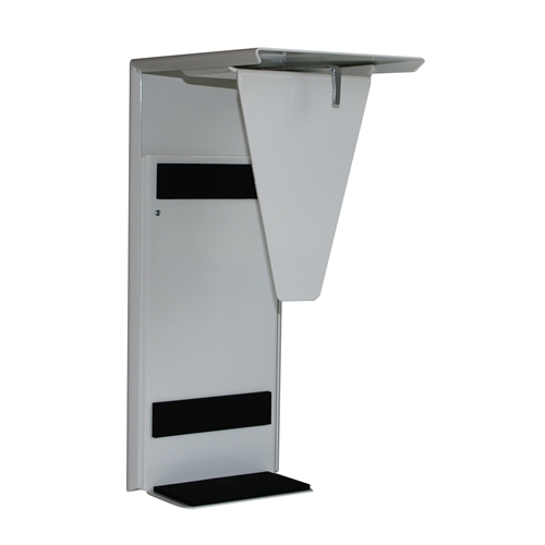 CPU Halter Höhe: 250- 460mm Breite: 60-190mm Tiefe: 142mm max. Belastung: 15kg RAL 9016 verkehrsweiß Nr. CPU.25