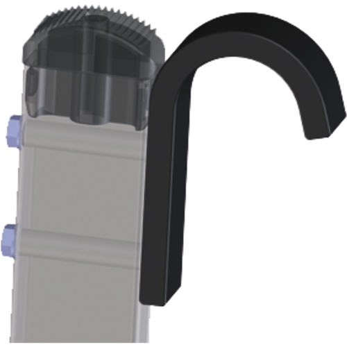 Zarges Auflegehaken mit Kunststoffüberzug für Führungsschiene Ø 50mm Nr. 821704