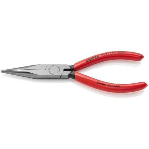 Knipex Langbeckzange mit Kunststoff überzogen schwarz atramentiert 160 mm Nr. 30 21 160