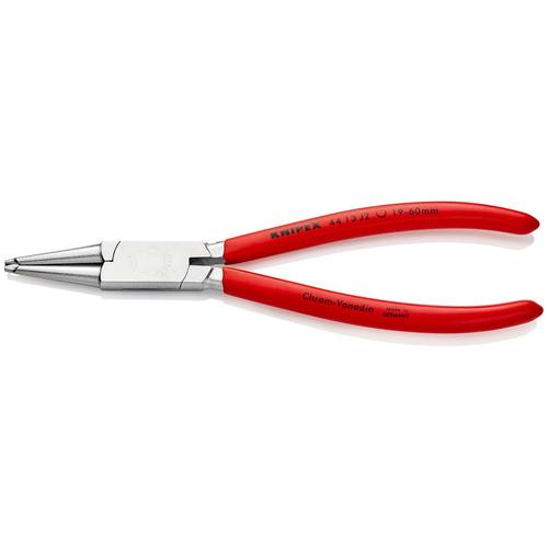 Knipex Sicherungsringzange für Innenringe in Bohrungen mit Kunststoff überzogen verchromt 180 mm Nr. 44 13 J2
