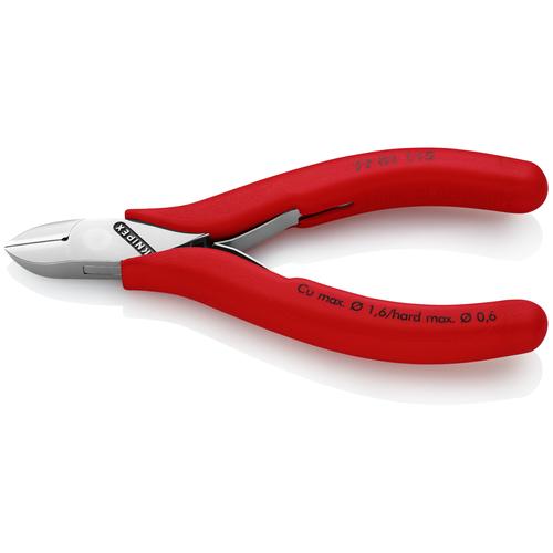 Knipex Elektronik-Seitenschneider mit Kunststoff überzogen 115 mm (SB-Karte/Blister) Nr. 77 01 115 SB