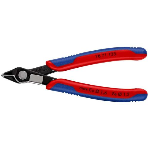 Knipex Electronic Super Knips mit Mehrkomponenten-Hüllen brüniert 125 mm Nr. 78 71 125