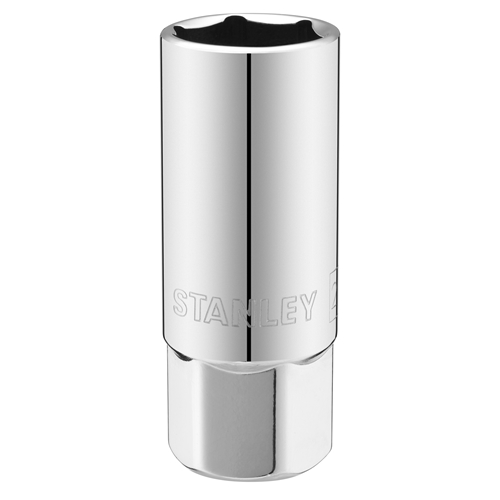 Stanley 1/2 Zoll Zündkerzenschlüssel 21mm mit MaxiDrive-Profil Nr. STMT88994-0
