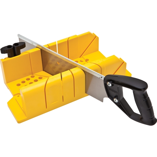 Stanley Gehrungslade Ku. mit Säge 300x130x80mm Integrierter Sägenstop Nr. 1-20-600