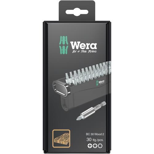 Wera Bits-Sortiment Bit-Check 30 Wood 2 SB Nr. 05057438001