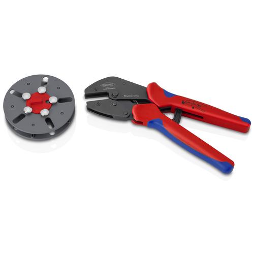 Knipex MultiCrimp Crimpzange mit Wechselmagazin leer mit Mehrkomponenten-Hüllen brüniert 250 mm Nr. 97 33 LE