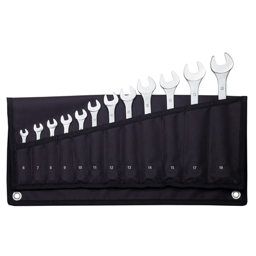 Proxxon SlimLine-Ring-Maulschlüsselsatz für metrische Schraubengrößen (12-teilig) DIN 3113 ISO 3318 Nr. 23825