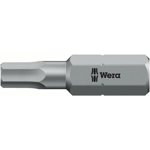 Wera Innensechskant Bit mit Bohrung 840/1 Z Hex-Plus BO 5 0x25mm Nr. 05056345001