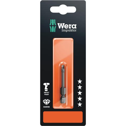 Wera Innenvierkant Bit Impaktor 868/4 IMP DC # 2x50mm SB Nr. 05073971001