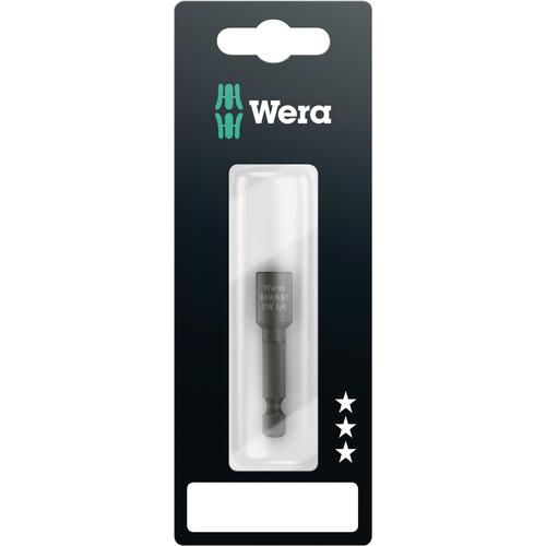 Wera Steckschlüsseleinsatz magnetisch 869/4 M 1/4 Zoll x 50mm SB Nr. 05073509001