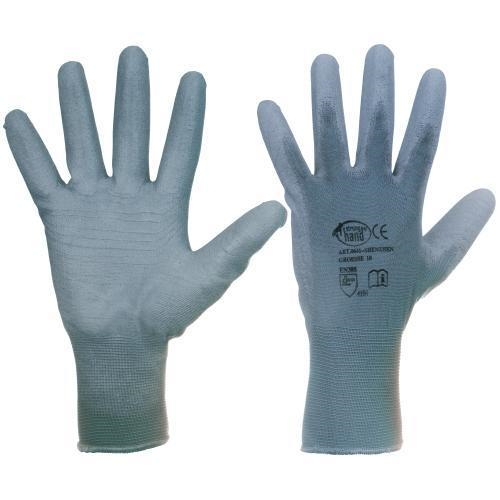 STRONGHAND Strickhandschuh Shenzhen Nylon grau Gr. 9