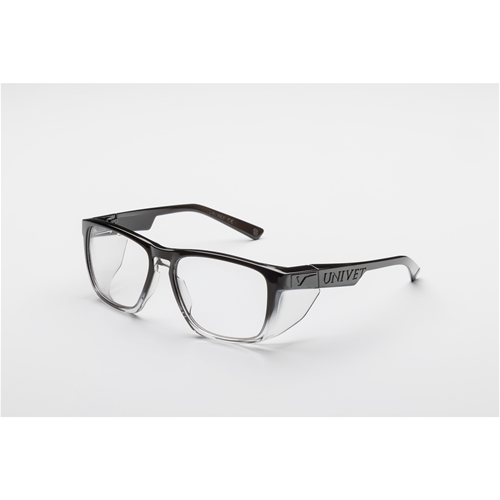 UNIVET 571 Leseschutzbrille Scheibe: PC Klar Anti-Kratz +3 00 Dioptrin EN166 Farbe: Diamond/After Dark Einstärkenbrille Nr. 571.P0.05.98-300