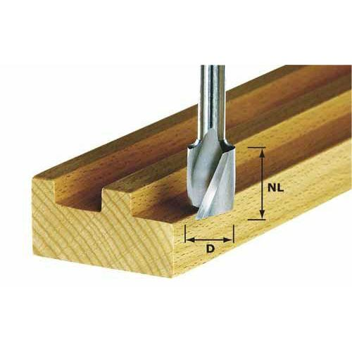 Festool Spiralnutfräser HW Spi S8 D4/10 Nr. 490977