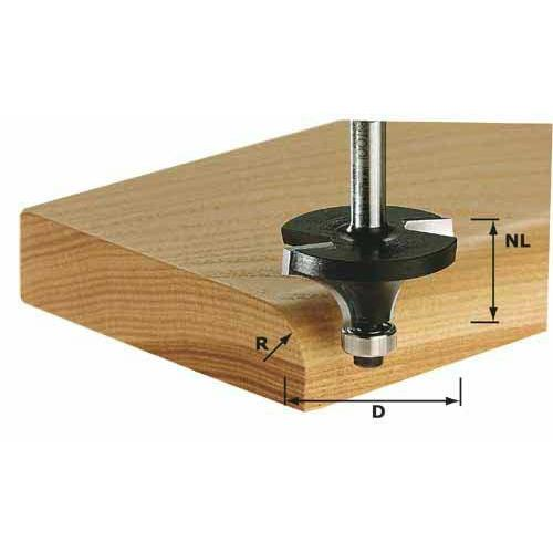 Festool Abrundfräser HW S8 D20 7/R4 KL Nr. 491011