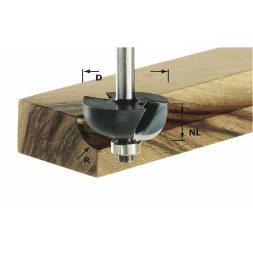Festool Hohlkehlfräser HW S8 D31 7/R9 5 KL Nr. 491020