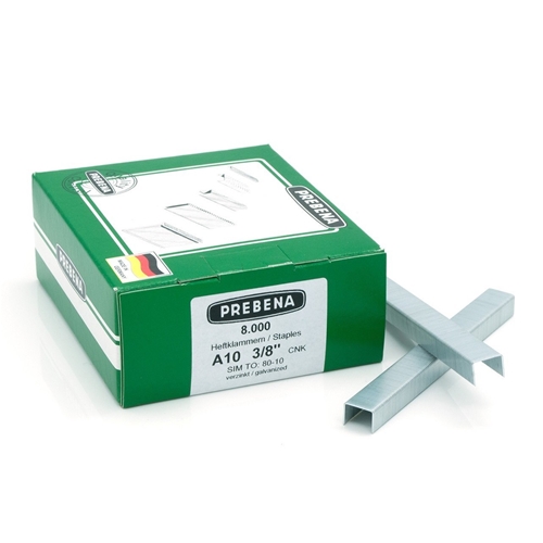 PREBENA A10CNK Heftklammern verzinkt (Inhalt VE: 8000 Stück)