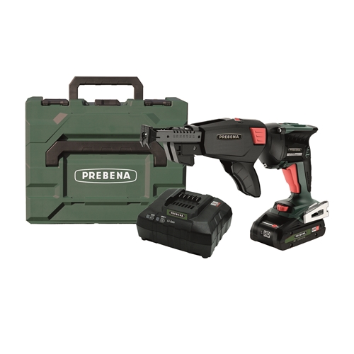 PREBENA 6A-MGS55-SET2 Magazingurtschrauber für 25-55mm inkl. Akku + Ladestation