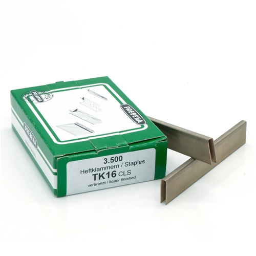 PREBENA TK16CLS Heftklammern verbronzt (Inhalt VE: 3500 Stück)