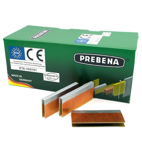 PREBENA Z60CSVHA-ETA Heftklammern stark verzinkt geharzt (Inhalt VE: 7500 Stück)