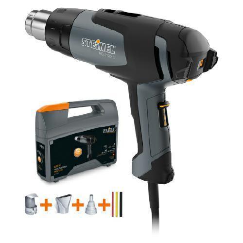 Steinel Heißluftgebläse HG 2120 E 2200W 80-630°C 3 Stufen mit Zubehör im Kunststoffkoffer Nr. 006464