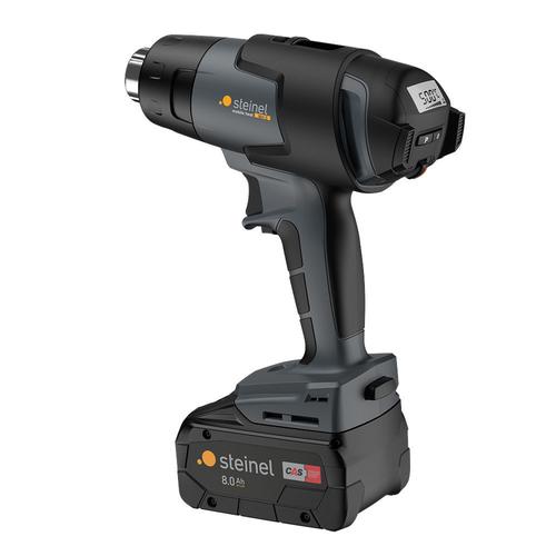 Steinel Akku-Heißluftgebläse MobileHeat 5 inkl. 8 0 Ah Akku und Ladegerät Nr. 066611