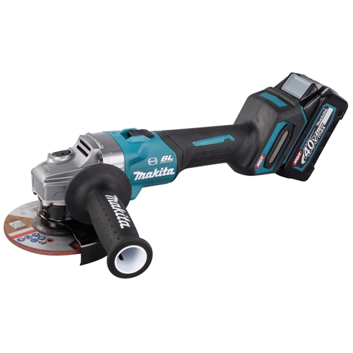 Makita Akku-Winkelschleifer GA005GM201 40 V max. / 4 0 Ah 2 Akkus + Ladegerät im MAKPAC