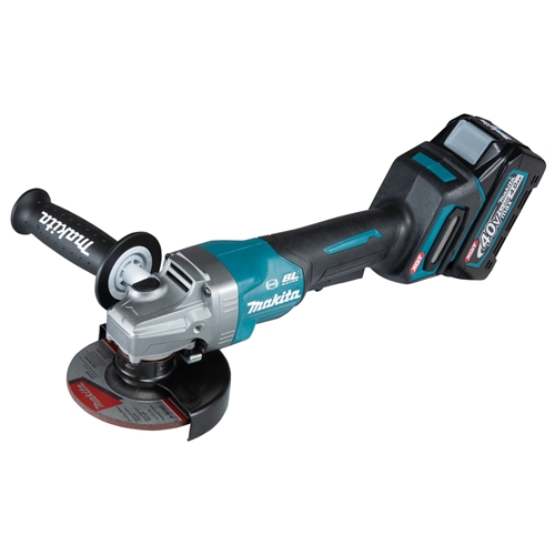 Makita Akku-Winkelschleifer GA013GM201 40 V max. / 4 0 Ah 2 Akkus + Ladegerät im MAKPAC