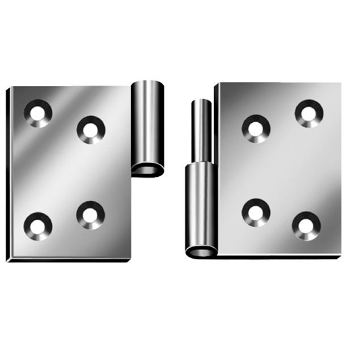 Aushebescharnier links 70x100mm hell verzinkt Nr. 000029710Z