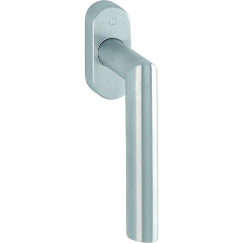Hoppe Fenstergriff Amsterdam E0400/U30 37mm Stift F69 Edelstahl matt mit Schrauben M5 x 50mm Nr. 3365806/2937551