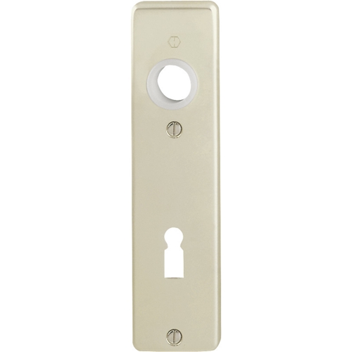 HOPPE Kurzschild 202KP BB 1 Paar Alu F2 neusilber Türschild Buntbart 