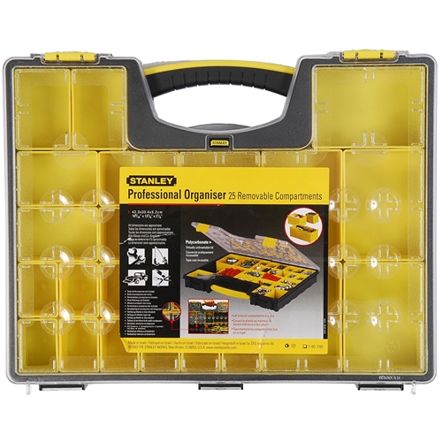 Stanley Organizer Profi 25 Fächer 42 2x5 2x33 4cm herausnehmbare Boxen Nr. 1-92-748