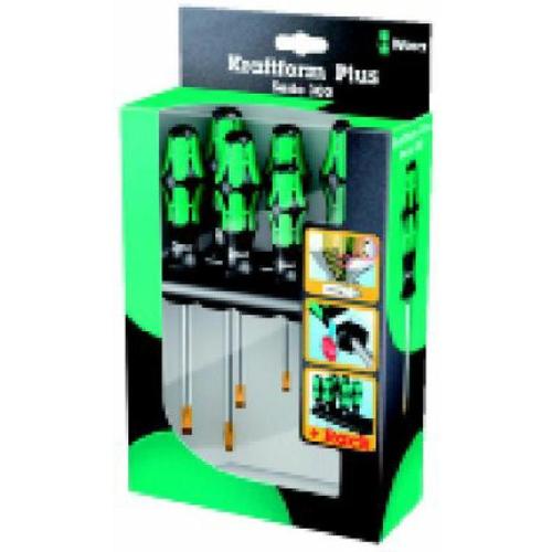 Wera Schraubendrehersatz Kraftform Lasertip + Rack 335/350/355/6 Nr. 05105622001