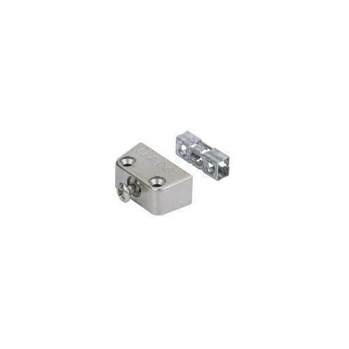 Hettich Trapez-Verbindungsbeschlag B 40mm H 15 8mm Trapez TZ 4 20891 Zinkdruckguss vernickelt