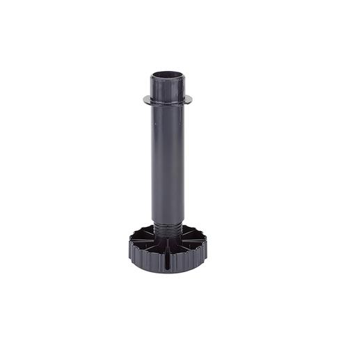 Hettich Sockelverstellfuß 130mm Ø 80mm KF schwarz Korrekt 61852 Verstellbereich 119-155mm Belastbarkeit je Stück 450kg