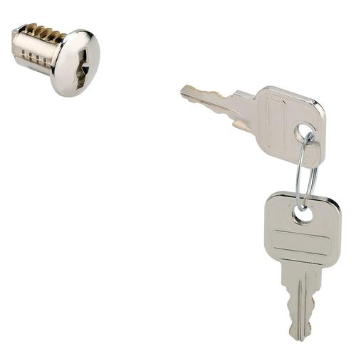 Hettich Möbelschloss-Innenzylinder Ø 18mm 18002 Prestige 2000 Z23 9078865 vernickelt Messing